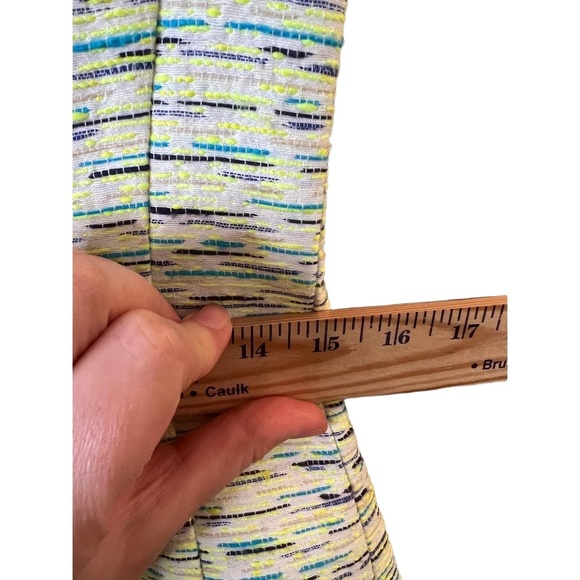 Shoshanna A Line Dress Sleeveless Tweed Back Zipper Size 6 NEW - Picture 9 of 10